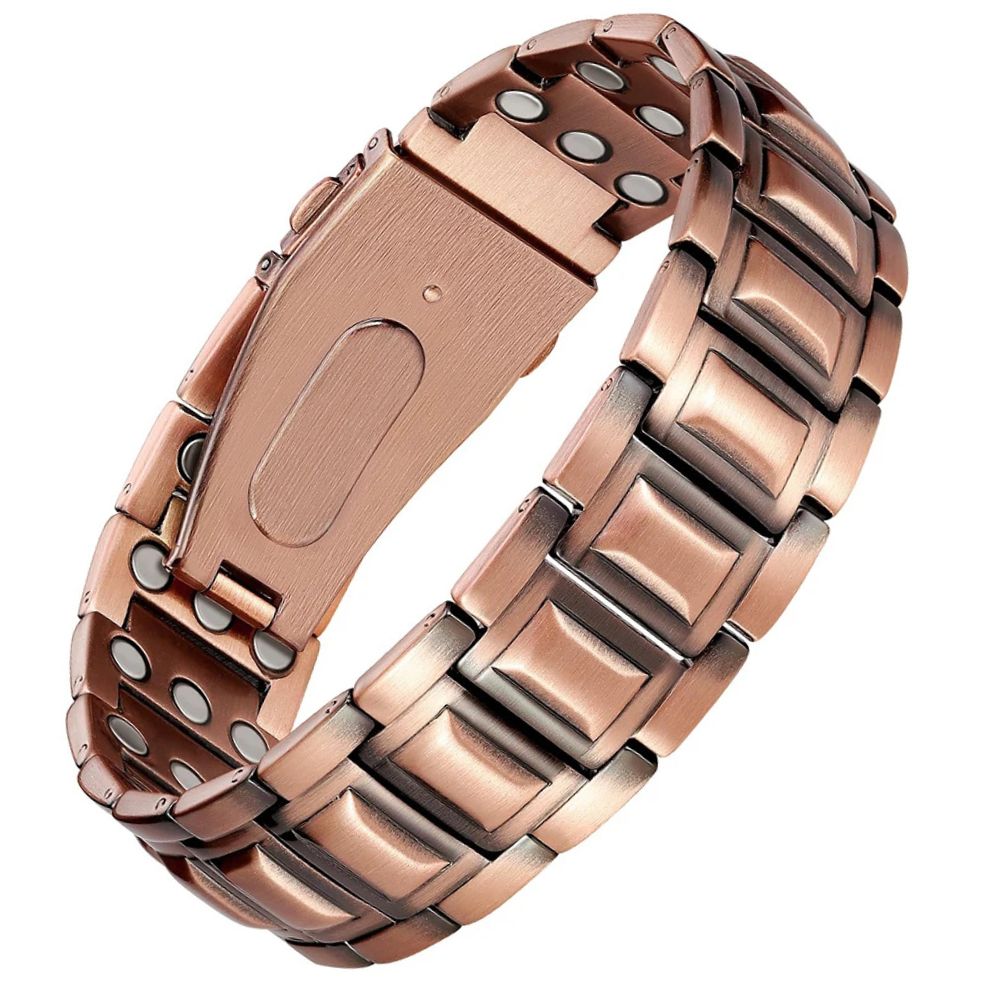 Mens Copper Magnetic Bracelet