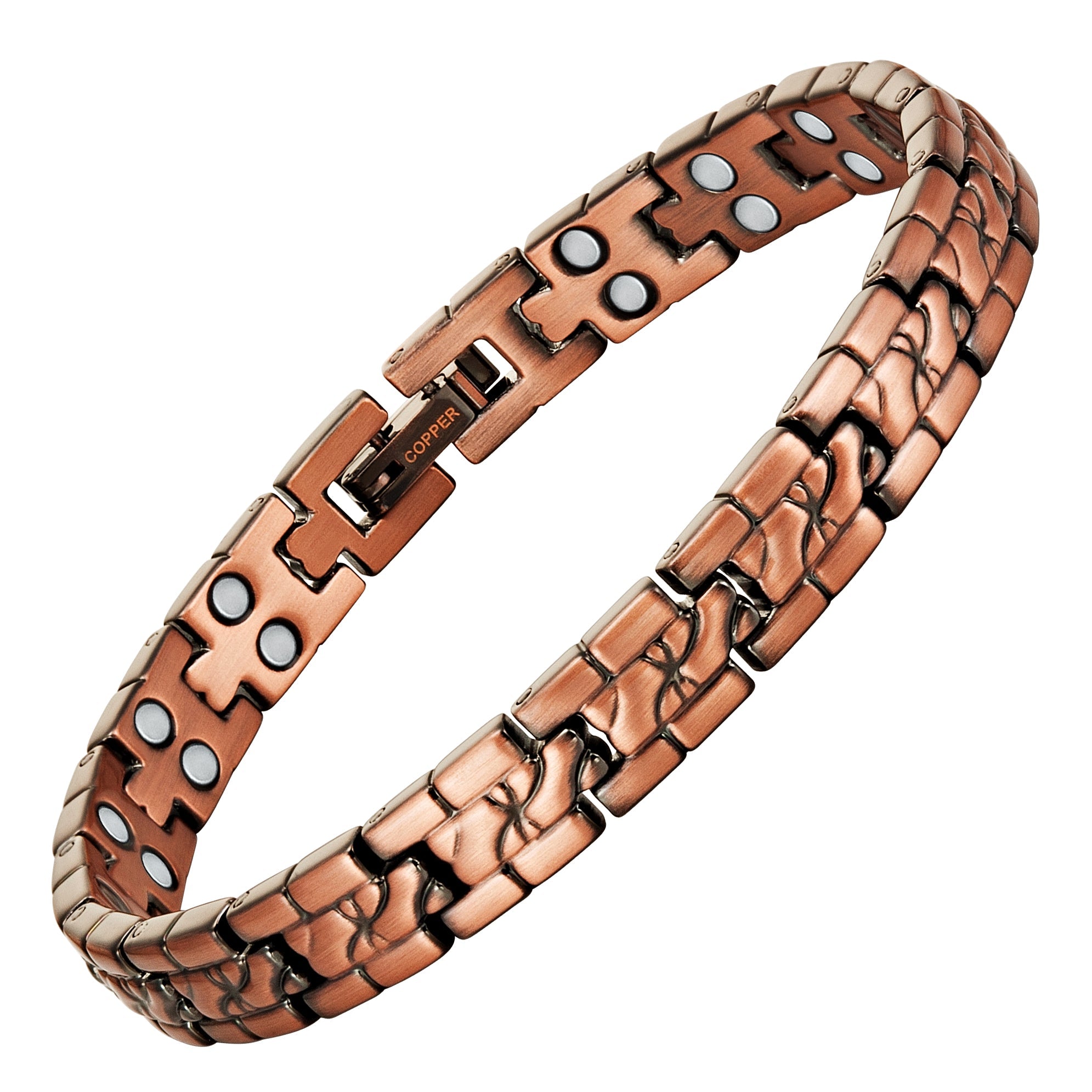 Ladies Double Strength Copper Magnetic Therapy Bracelet