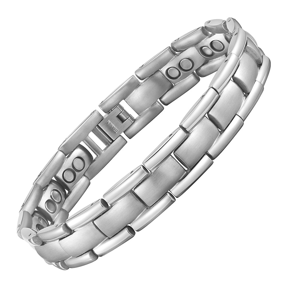 Mens Titanium Magnetic Therapy Bracelet
