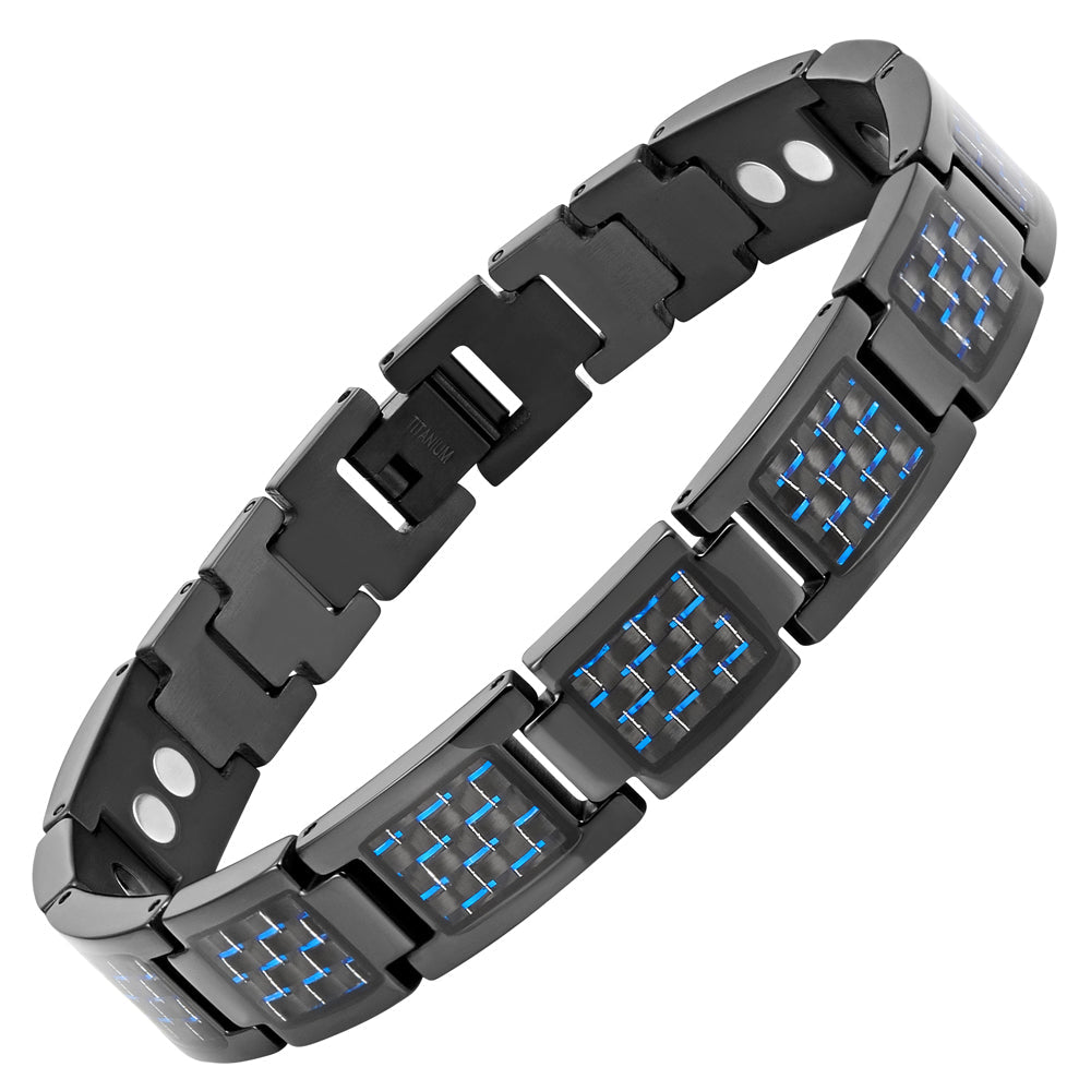 Mens Double Strength Magnetic Therapy Bracelet