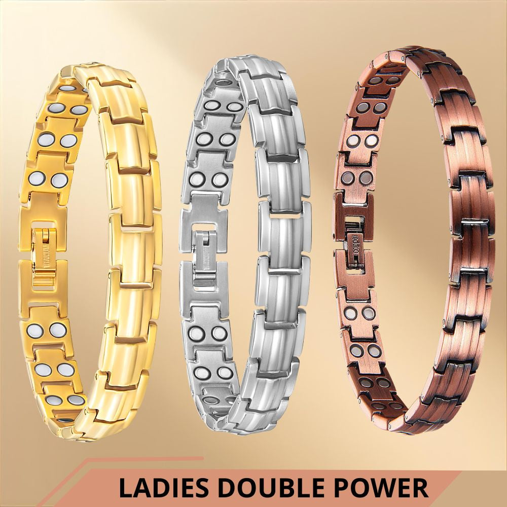 Ladies Magnetic Bracelet Double Strength