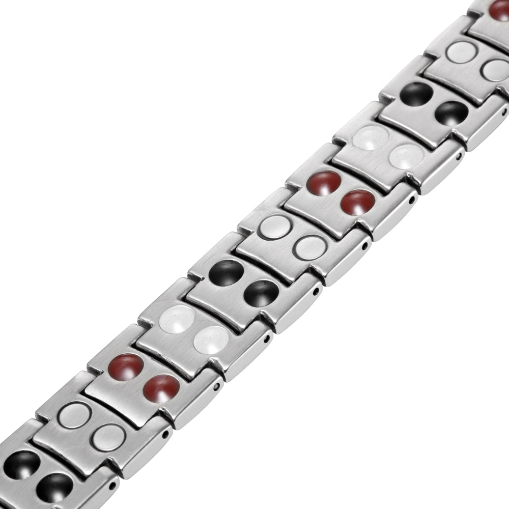 Men's Four Element Magnetic Therapy Bracelet (Titanium)